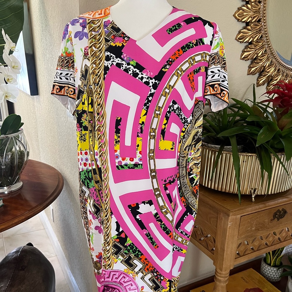 Versace fashion Medusa mini dress